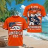 Denver Broncos American Flag Helmet Graphic Football T Shirt Denver Broncos American Flag Helmet Graphic Football T Shirt