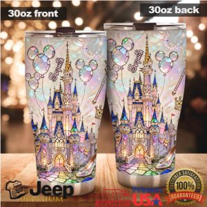 Disney Princess Castle Magic Kingdom Dreamland Fairy Tale Vintage Gift Stainless Steel Insulated Tumbler