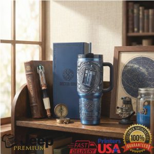 Doctor Who TARDIS Time Lord 2026 Sci Fi Retro 20oz Gift For Fans Stainless Steel Insulated Tumbler