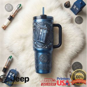 Doctor Who TARDIS Time Lord 2026 Sci Fi Retro 20oz Gift For Fans Stainless Steel Insulated Tumbler