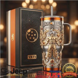 Dragon Ball Goku Limit Break Legend 2026 Retro 40oz Gold Gifts for Men Stainless Steel Insulated Tumbler