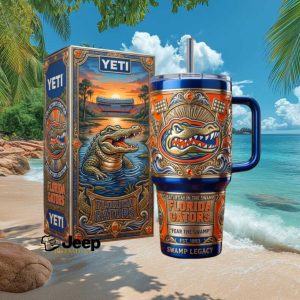 Florida Gators Swamp Legacy Collector's Edition Vintage 40oz Fan Gift Stainless Steel Insulated Tumbler