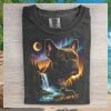 French Bulldog Moon Forest Wilderness Graphic T Shirt French Bulldog Moon Forest Wilderness Graphic T Shirt