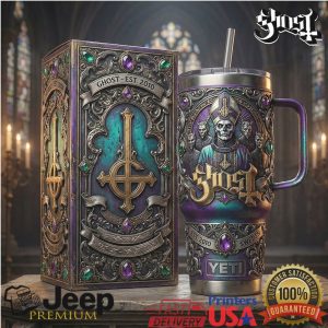 Ghost Band Papa Emeritus IV Opus Eponymous Tour 2024 Retro Gifts for Fans Stainless Steel Insulated Tumbler