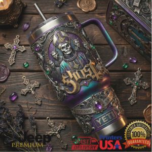Ghost Band Papa Emeritus IV Opus Eponymous Tour 2024 Retro Gifts for Fans Stainless Steel Insulated Tumbler