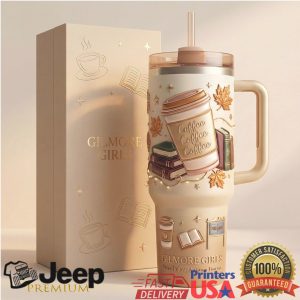 Gilmore Girls Luke's Diner Stars Hollow Autumn Retro 40oz Gifts For Coffee Lovers Stainless Steel Insulated Tumbler