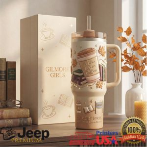 Gilmore Girls Luke's Diner Stars Hollow Autumn Retro 40oz Gifts For Coffee Lovers Stainless Steel Insulated Tumbler