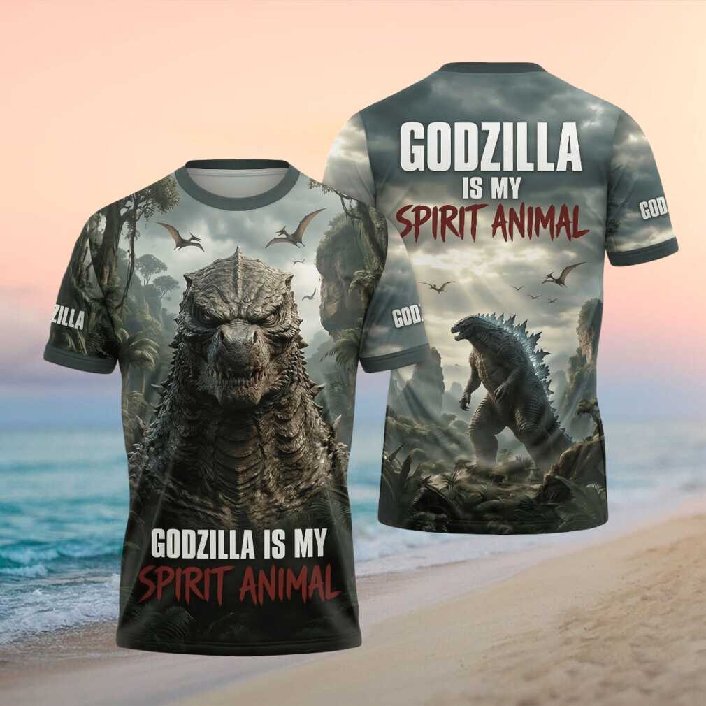 Godzilla Is My Spirit Animal Jungle Kaiju Pterodactyl T Shirt Godzilla Is My Spirit Animal Jungle Kaiju Pterodactyl T Shirt