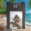 Goldendoodle Wearing Sunglasses Drinking Iced Coffee Summer T Shirt Goldendoodle Wearing Sunglasses Drinking Iced Coffee Summer T Shirt