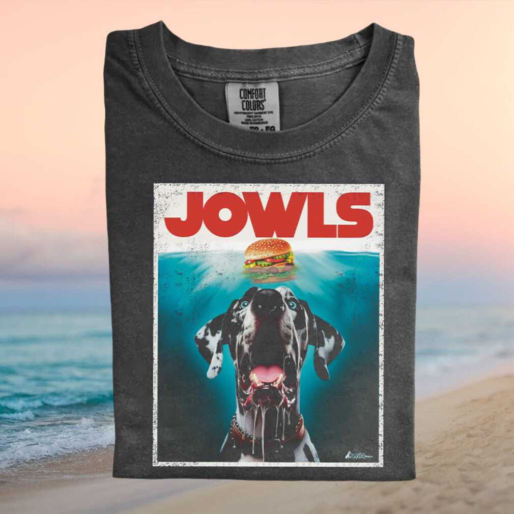 Great Dane Jowls Movie Parody Cheeseburger Fast Food Retro T Shirt Great Dane Jowls Movie Parody Cheeseburger Fast Food Retro T Shirt