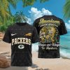 Green Bay Packers America 250 Years Freedom Mascot T Shirt Green Bay Packers America 250 Years Freedom Mascot T Shirt