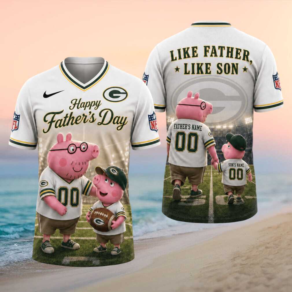 Green Bay Packers Custom Father’s Day NFL Fan Apparel T Shirt Green Bay Packers Custom Father’s Day NFL Fan Apparel T Shirt