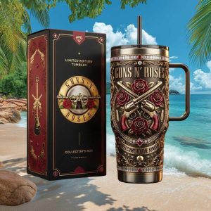 Guns N Roses Welcome To The Jungle 2026 World Tour Rock Stainless Steel Insulated Tumbler