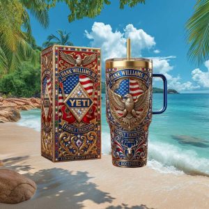 Hank Williams Jr Family Tradition Bocephus Country Tour Vintage Retro 20oz Gift Fans Stainless Steel Insulated Tumbler