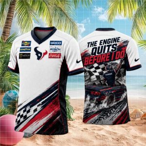 Houston Football Racing The Engine Quits Before I Do T Shirt