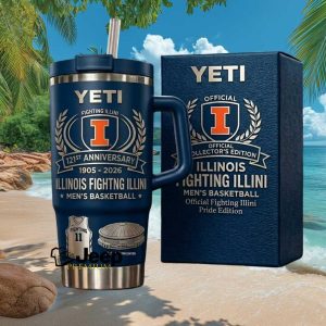 Illinois Fighting Illini 121st Anniversary Men's Basketball Pride Edition Stainless Steel Insulated Tumbler