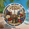 We The People 250th Anniversary Wreath Statue of Liberty & Liberty Bell Wall Ornament We The People 250th Anniversary Wreath Statue of Liberty & Liberty Bell Wall Ornament