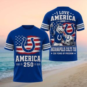Indianapolis Colts America 250 Years Freedom T Shirt