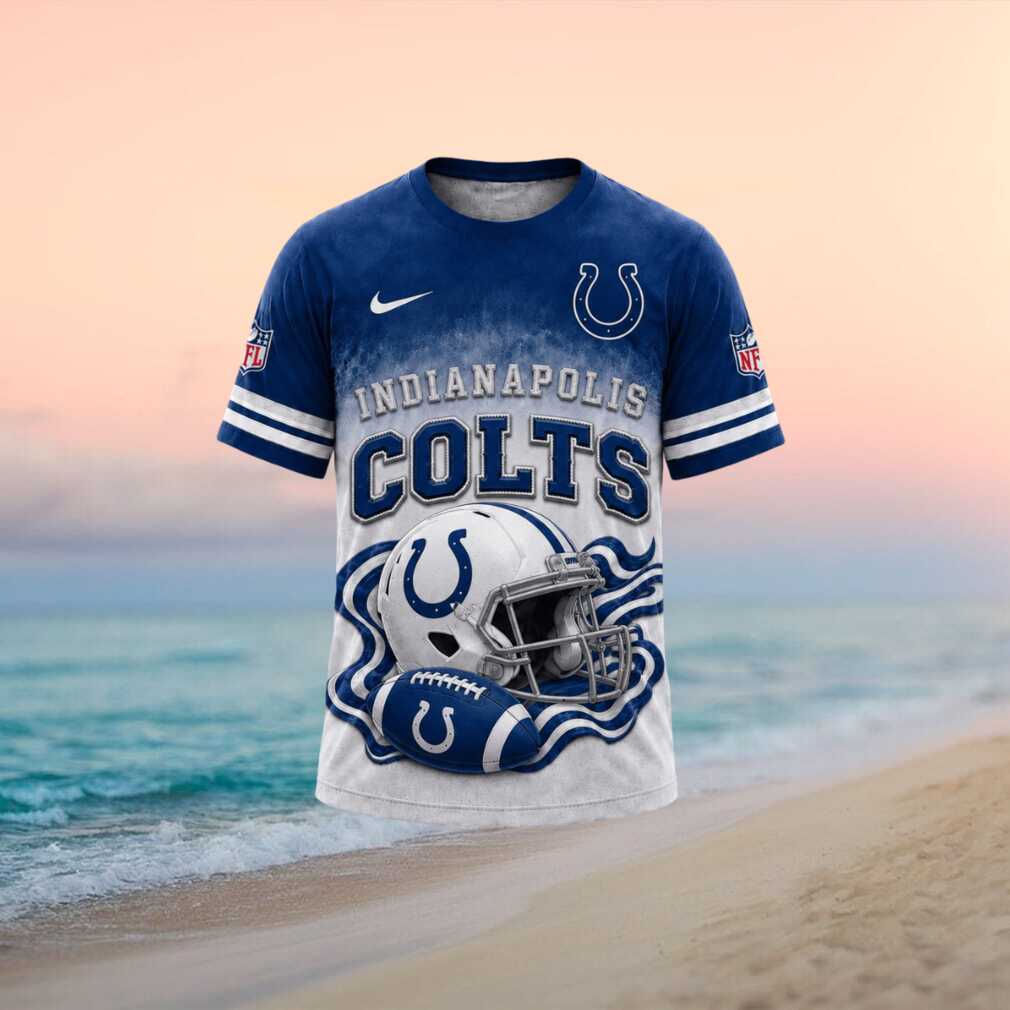 Indianapolis Colts Helmet Gridiron Graphic Football T Shirt Indianapolis Colts Helmet Gridiron Graphic Football T Shirt