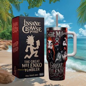 Insane Clown Posse The Great Milenko 40oz Travel Retro Juggalo Merchandise Stainless Steel Insulated Tumbler