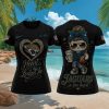 Jacksonville Jaguars Luxury Pearl Cat Loyal Lady T Shirt Jacksonville Jaguars Luxury Pearl Cat Loyal Lady T Shirt