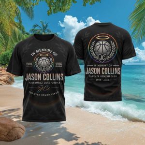 Jason Collins Forever Remembered Basketball Memorial T Shirt