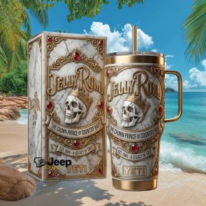 Jelly Roll The Crown Prince Of Country Rap Vintage Stainless Steel Insulated Tumbler