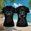 Jacksonville Jaguars Messy Bun Mascot Rhinestone Graphic T Shirt Jacksonville Jaguars Messy Bun Mascot Rhinestone Graphic T Shirt