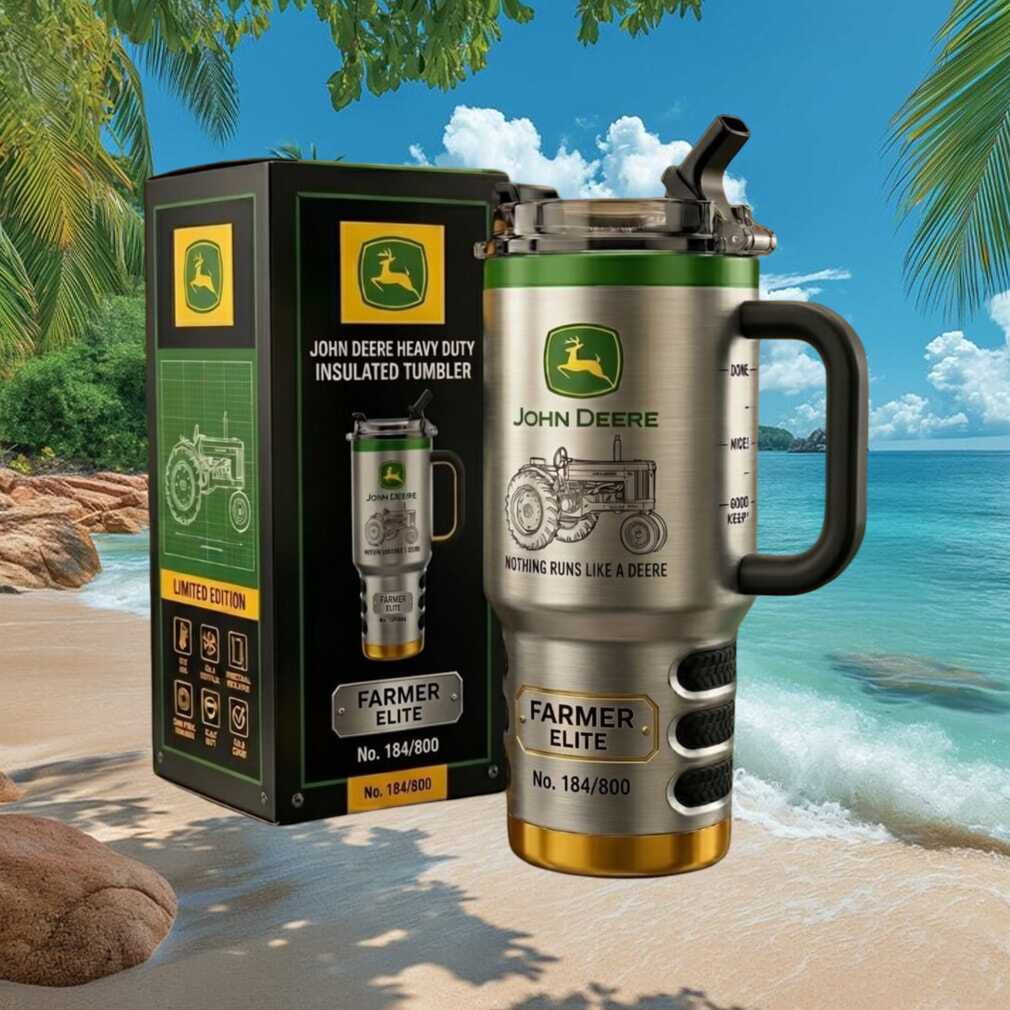 John Deere Farmer Elite Tumbler Nothing Runs Like A Deere 40oz Insulated Tractor Tumbler John Deere Farmer Elite Tumbler Nothing Runs Like A Deere 40oz Insulated Tractor Tumbler