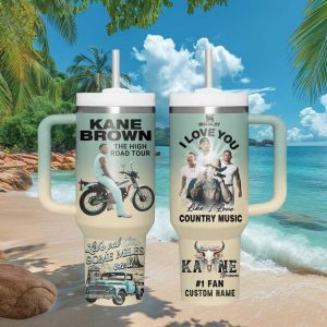 Kane Brown The High Road Tour 2024 Country Music Fan Gift Stainless Steel Insulated Tumbler