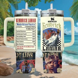 Kendrick Lamar Not Like Us Rap Nutrition Facts Hip Hop Stainless Steel Insulated Tumbler