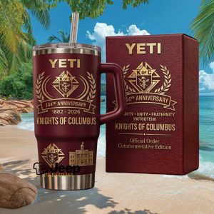 Knights of Columbus 144th Anniversary 1882 2026 Official Order Commemorative Stainless Steel Insulated Tumbler