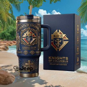 Knights of Columbus In Service To All Collector's Edition Fraternity Gift Stainless Steel Insulated Tumbler