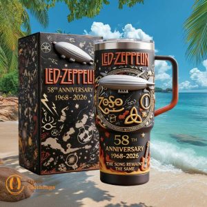 Led Zeppelin 58th Anniversary 1968 2026 The Song Remains Same Stainless Steel Insulated Tumbler