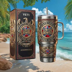 Lynyrd Skynyrd Free Bird 1973 Jacksonville FL 3D Inflated Tumbler Wrap