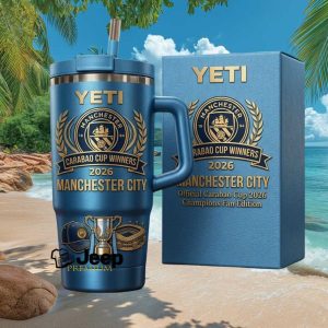Manchester City Carabao Winners 2026 Official Champions Fan Edition Stainless Steel Insulated Tumbler
