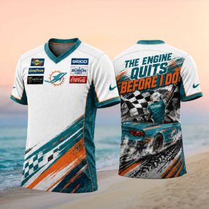 Miami Football Racing The Engine Quits Before I Do T Shirt