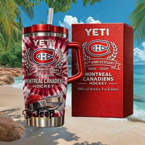 Montreal Canadiens Hockey 117th Anniversary 1909 2026 Tie Dye Official Fan Stainless Steel Insulated Tumbler