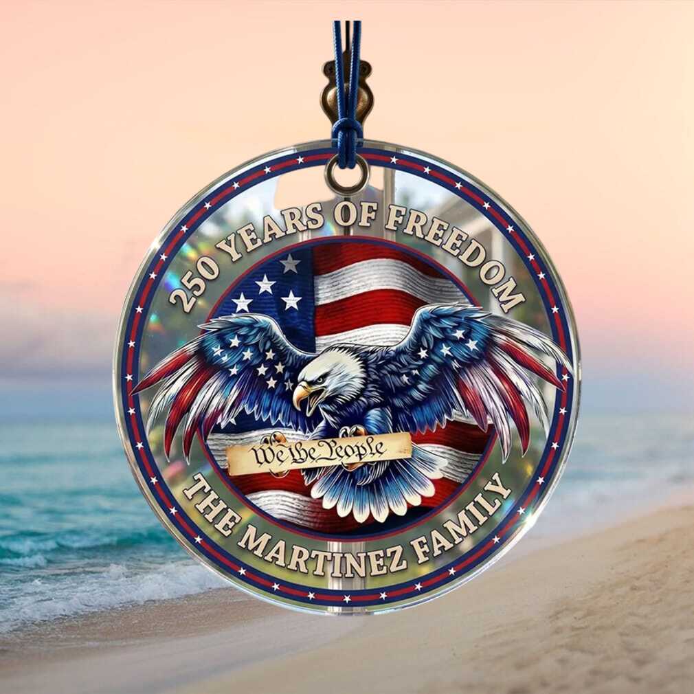 Personalized Martinez Family America 250 Years of Freedom Eagle Ornament Personalized Martinez Family America 250 Years of Freedom Eagle Ornament
