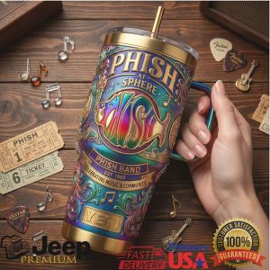 Phish Band At Sphere 2024 Celebrating Music Community Psychedelic Retro Art Fan Gifts Stainless Steel Insulated Tumbler