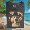 Poodle Dog Gazing At Crescent Moon Floral Garden T Shirt Poodle Dog Gazing At Crescent Moon Floral Garden T Shirt