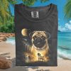 Pug Three Wolf Moon Parody Waterfall Nature Vintage T Shirt Pug Three Wolf Moon Parody Waterfall Nature Vintage T Shirt