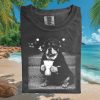 Rottweiler Drinking Iced Coffee City Night Graphic T Shirt Rottweiler Drinking Iced Coffee City Night Graphic T Shirt