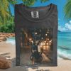 Rottweiler Moonlit Forest Landscape Graphic T Shirt Rottweiler Moonlit Forest Landscape Graphic T Shirt