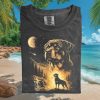 Rottweiler Three Wolf Moon Style Wilderness Forest T Shirt Rottweiler Three Wolf Moon Style Wilderness Forest T Shirt