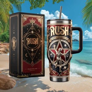 Rush Band The Spirit Of Progressive Sound Collector’s Edition Retro Stainless Steel Insulated Tumbler