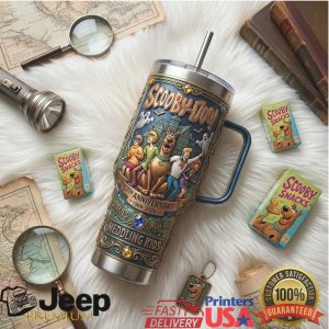 Scooby Doo 57th Anniversary 1969 2026 Mystery Machine Retro 40oz Gifts for Fans Stainless Steel Insulated Tumbler