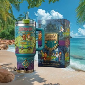 Scooby Doo 57th Anniversary Mystery Machine 1969 2026 Retro Gift For Fans Stainless Steel Insulated Tumbler