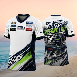 Seattle Football Racing The Engine Quits Before I Do T Shirt