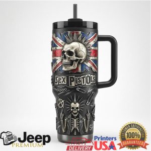 Sex Pistols Anarchy In The UK Punk Rock 1977 Retro 20oz Stainless Steel Insulated Tumbler